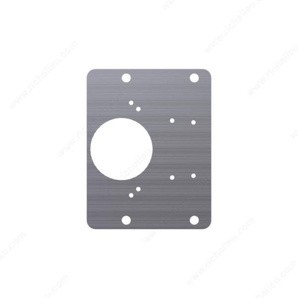 Richelieu Richelieu 4.88 in. W X 5.98 in. L Gray Steel Hinge Plate 1 pk RICHINGEPLATE - main